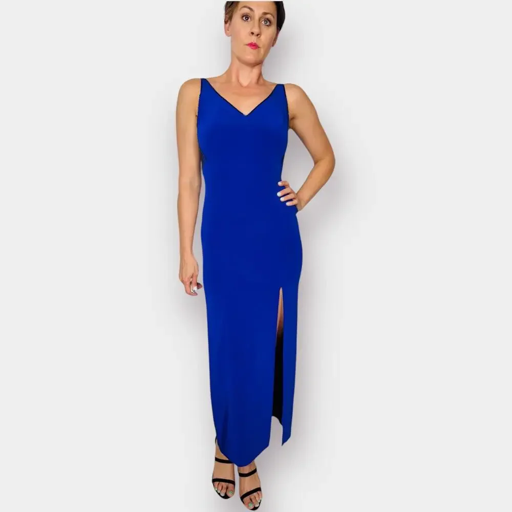 90s NiteLine‎ Blue Formal Dress